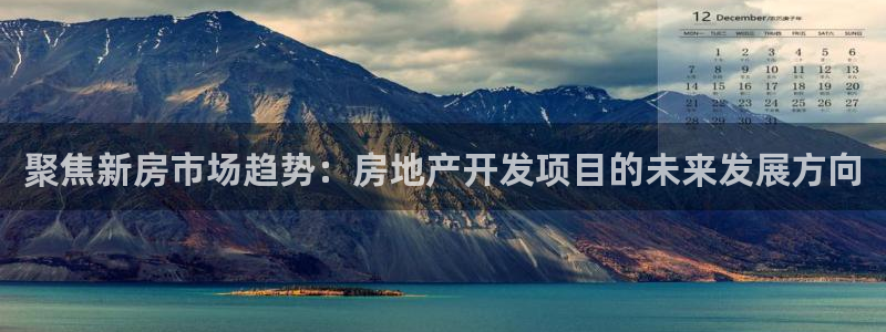 风暴娱乐这个平台靠谱：聚焦新房市场趋势：房地产开发项目的未来