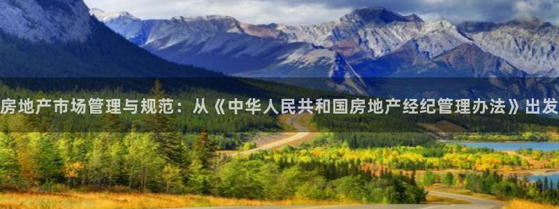 风暴娱乐客服：房地产市场管理与规范：从《中华人民共和国房地产