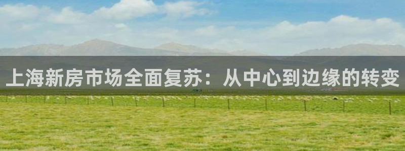 4120051风暴娱乐：上海新房市场全面复苏：从中心到边缘的