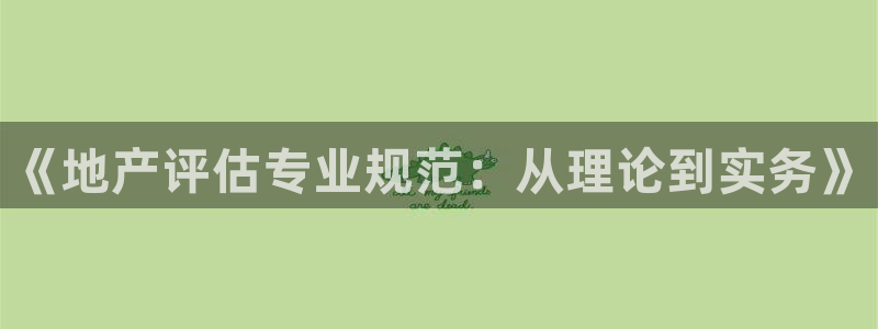 风暴娱乐 北京：《地产评估专业规范：从理论到实务》