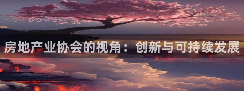 风暴娱乐 平台首页：房地产业协会的视角：创新与可持续发展