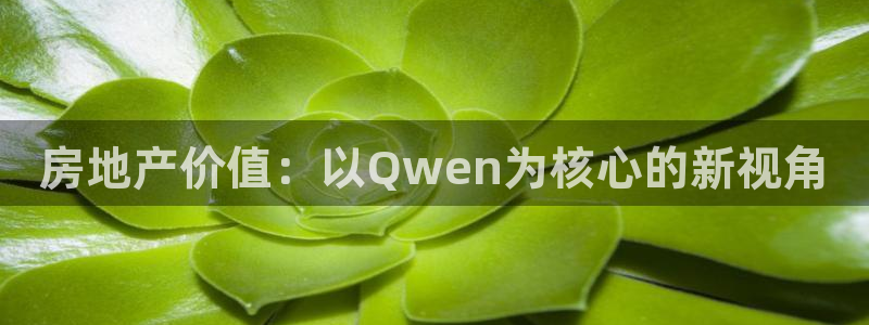 风暴娱乐主管是谁：房地产价值：以Qwen为核心的新视角