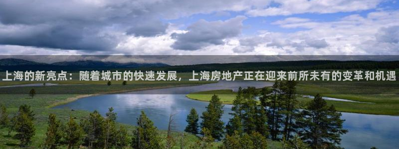 娱乐风暴App：上海的新亮点：随着城市的快速发展，上海房地产