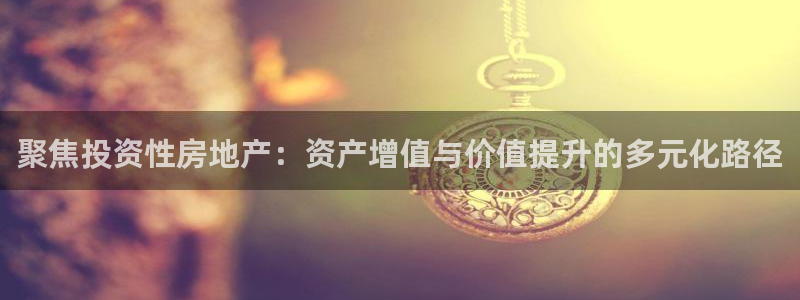 风暴娱乐344272：聚焦投资性房地产：资产增值与价值提升的