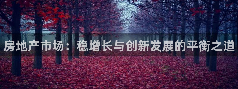 风暴娱乐测速：房地产市场：稳增长与创新发展的平衡之道