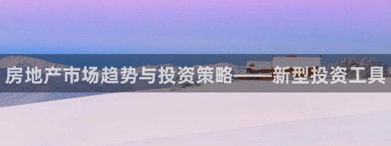 风暴娱乐40996：房地产市场趋势与投资策略——新型投资工具