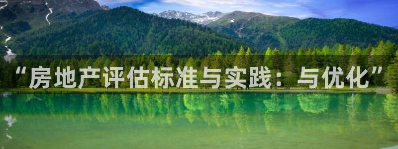 风暴娱乐求333OOf：“房地产评估标准与实践：与优化”