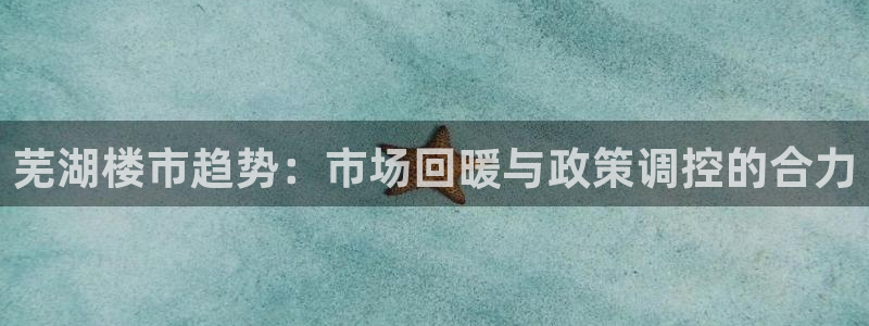 风暴娱乐字图片大全：芜湖楼市趋势：市场回暖与政策调控的合力