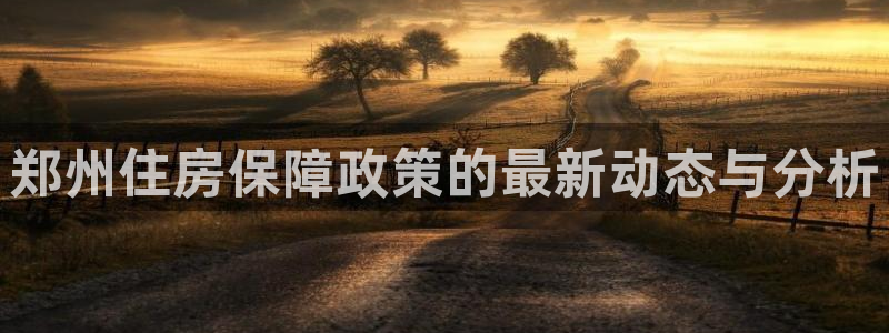 风暴娱乐官网开户：郑州住房保障政策的最新动态与分析