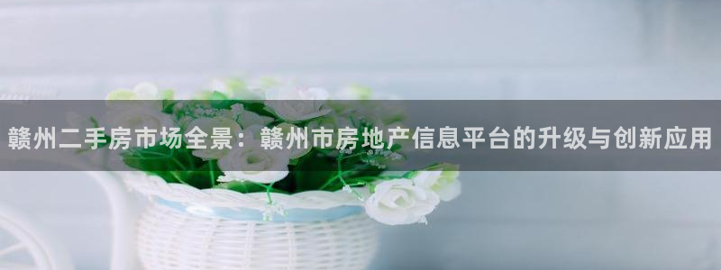 风暴娱乐 平台首页：赣州二手房市场全景：赣州市房地产信息平台
