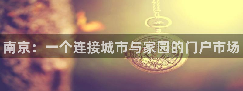 风暴娱乐下载地址：南京：一个连接城市与家园的门户市场